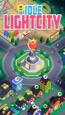 Idle Light City: Айдл Кликер screenshot №2
